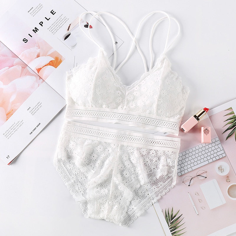 Women Lace Bra Set