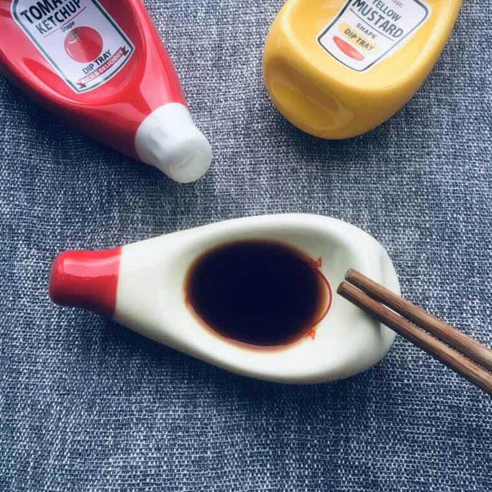 Dressing Seasoning Ceramic Plate