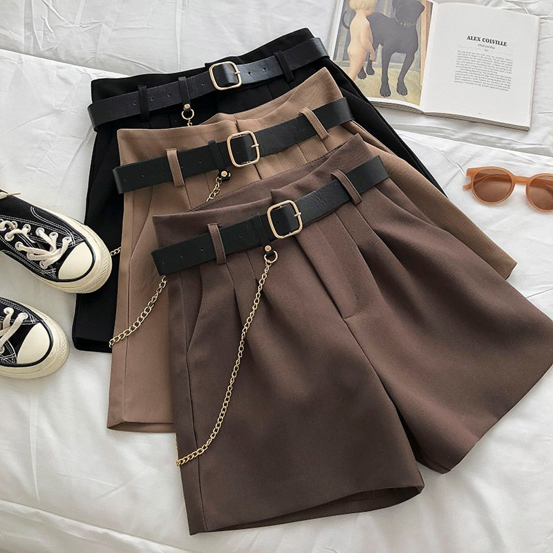 Wide Leg A-line Shorts