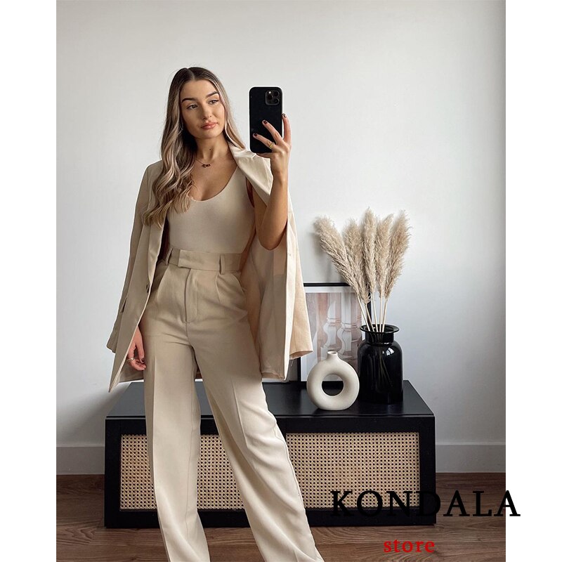 Solid Blazer Oversize