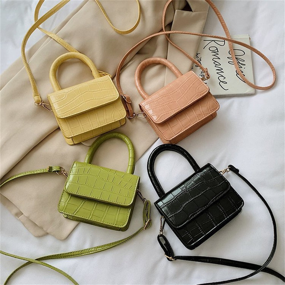 Mini Alligator Crossbody Bag