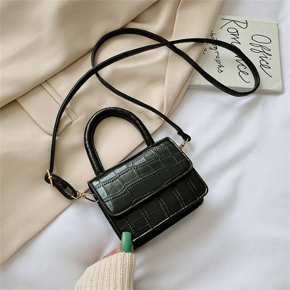 Mini Alligator Crossbody Bag