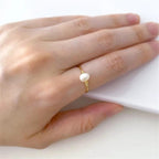 Natural Pearl Gold Ring