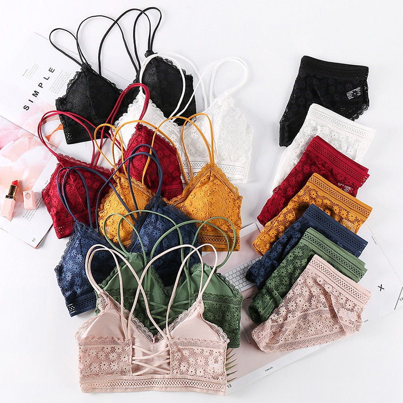 Women Lace Bra Set