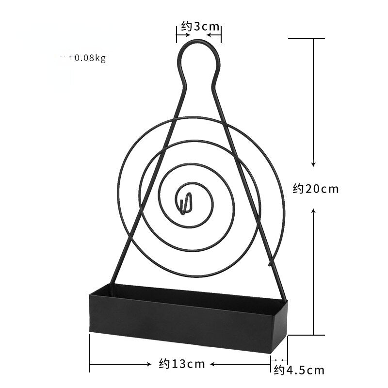 Iron Golden Bird Cage Mosquito Coil Holder