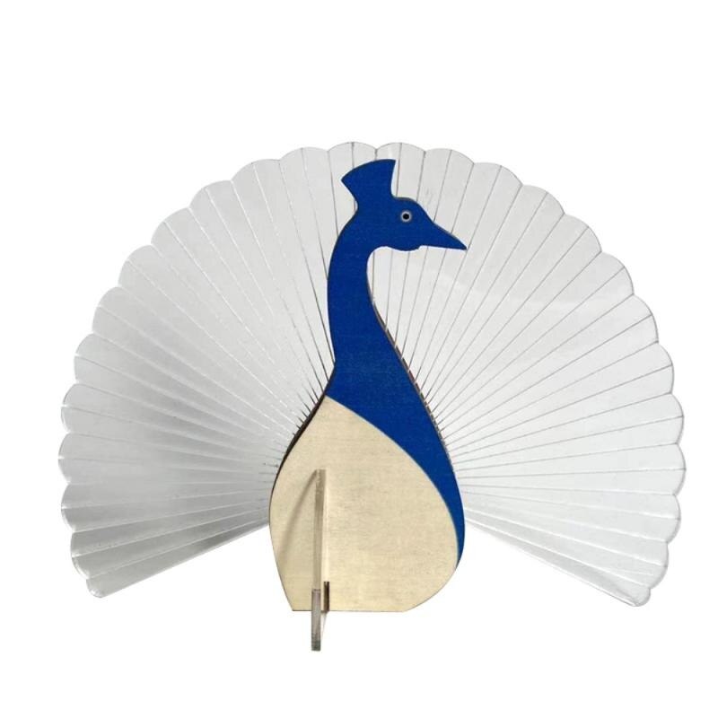 Animal Luminous Ornaments Wood Acrylic Table