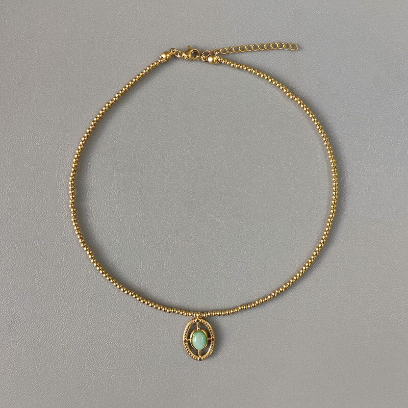 Pearl Rhinestone Necklace