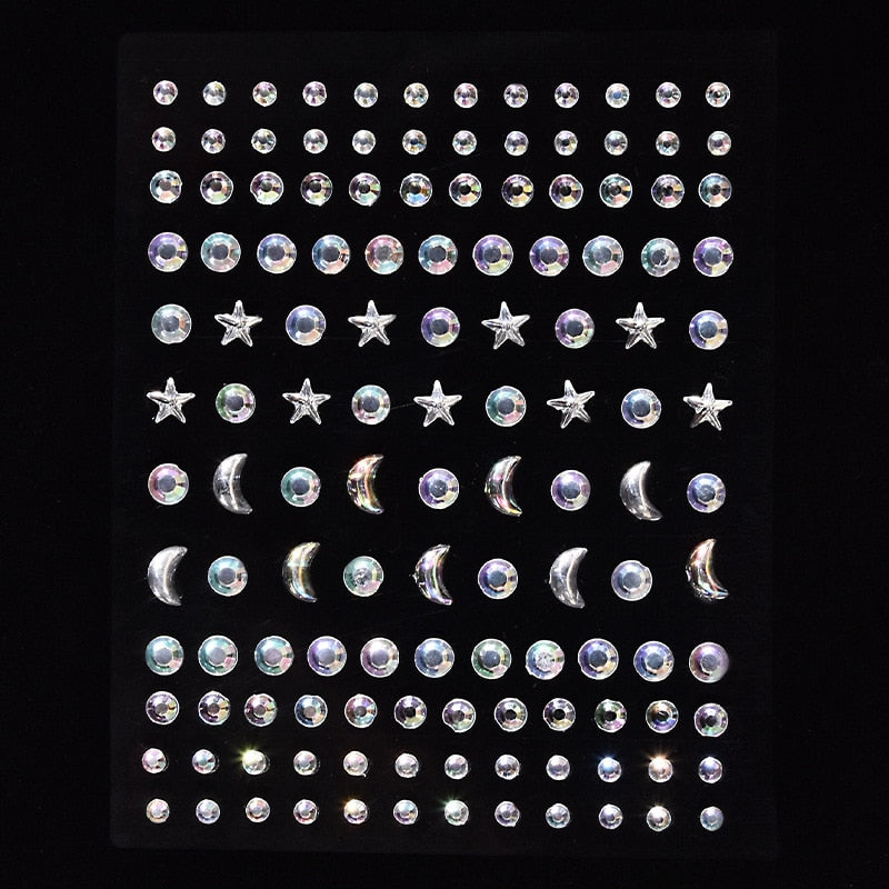 Party Rhinestone Makeup Sticker