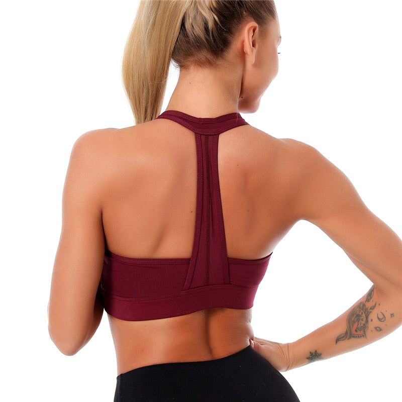 Solid Tank Top  Bra