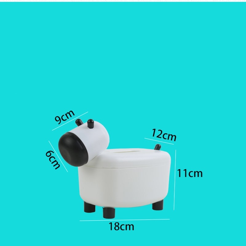 Cow Pattern Tissue Box