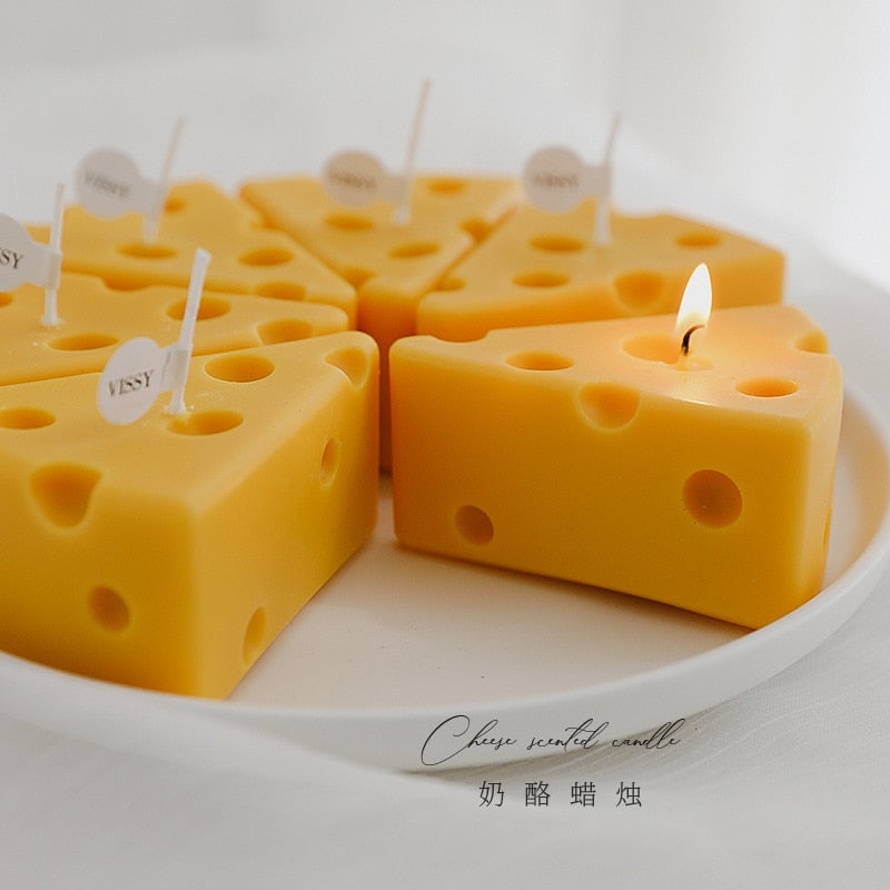 Handmade Aromatherapy Cheese Candles