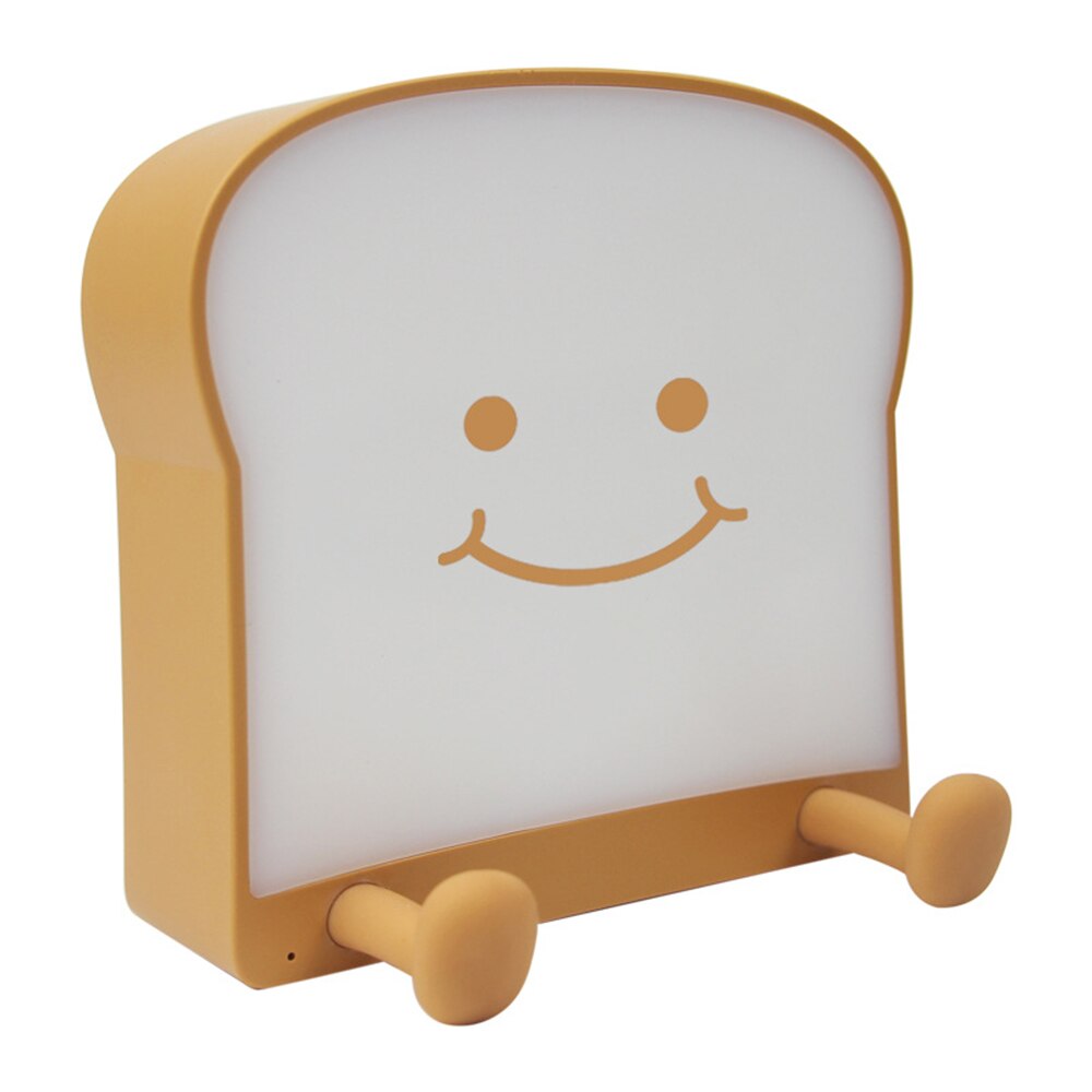 Cute Toast LED Night Lamp USB