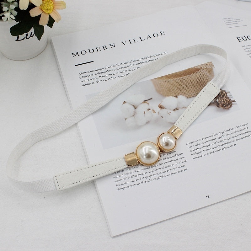 Pearl Buckle Belt