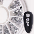 Mixed Nail Rhinestone Nail Art