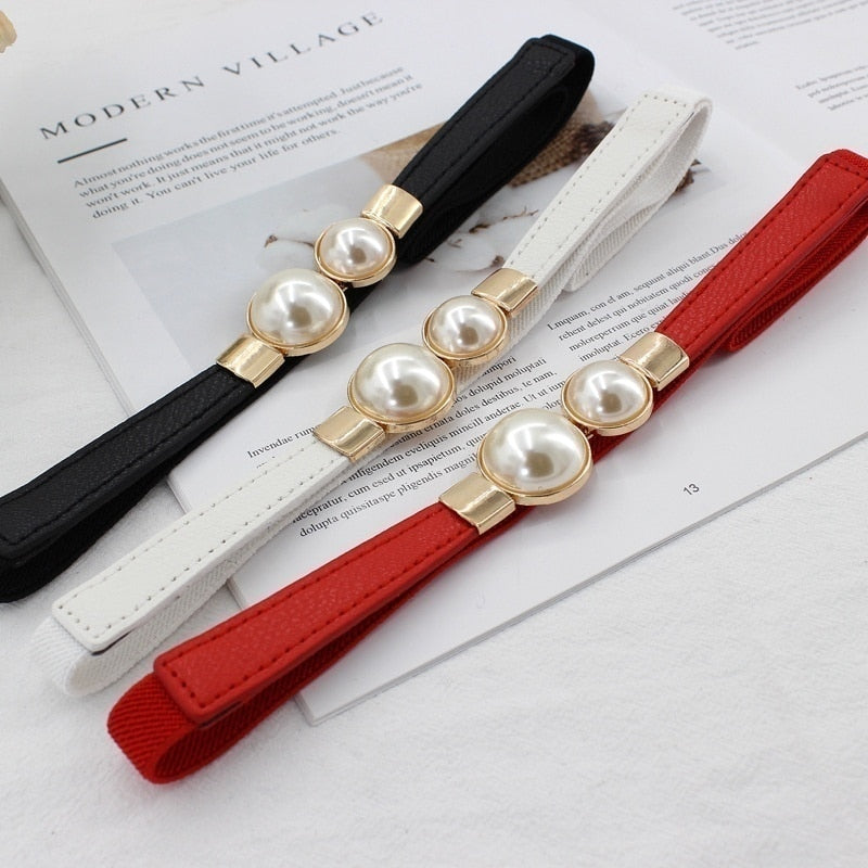 Pearl Buckle Belt