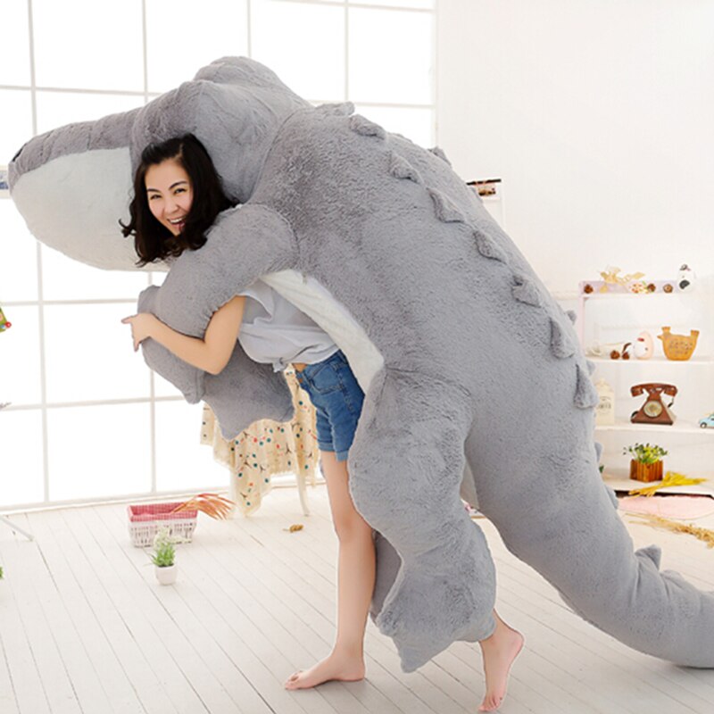 Dorimytrader 118'' Jumbo Plush Crocodile Toy
