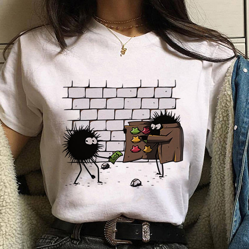 Studio Ghibli Spirited Away Print T-shirt Women