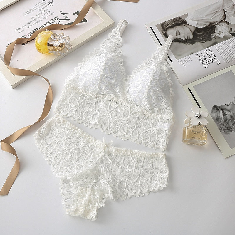 Women Lace Bra Set