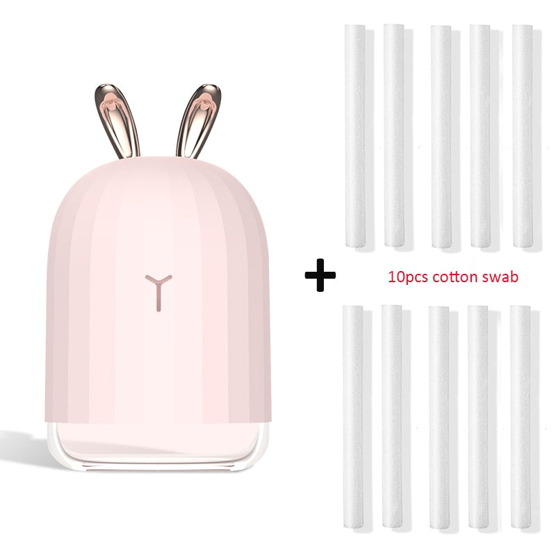 Ultrasonic Air Humidifier LED Night Lamp