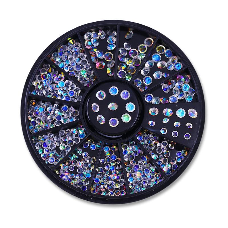 Mixed Nail Rhinestone Nail Art