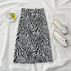 Striped Skirts Midi Skirt