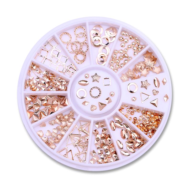 Mixed Nail Rhinestone Nail Art