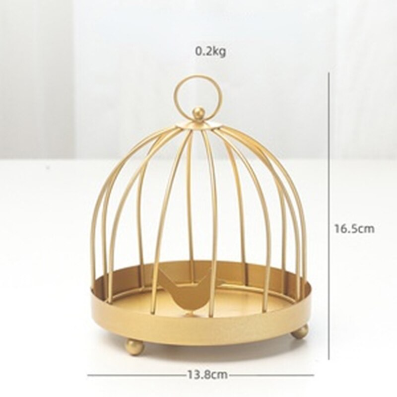 Iron Golden Bird Cage Mosquito Coil Holder