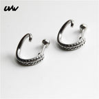Stainless Steel Octopus Tentacles Earrings
