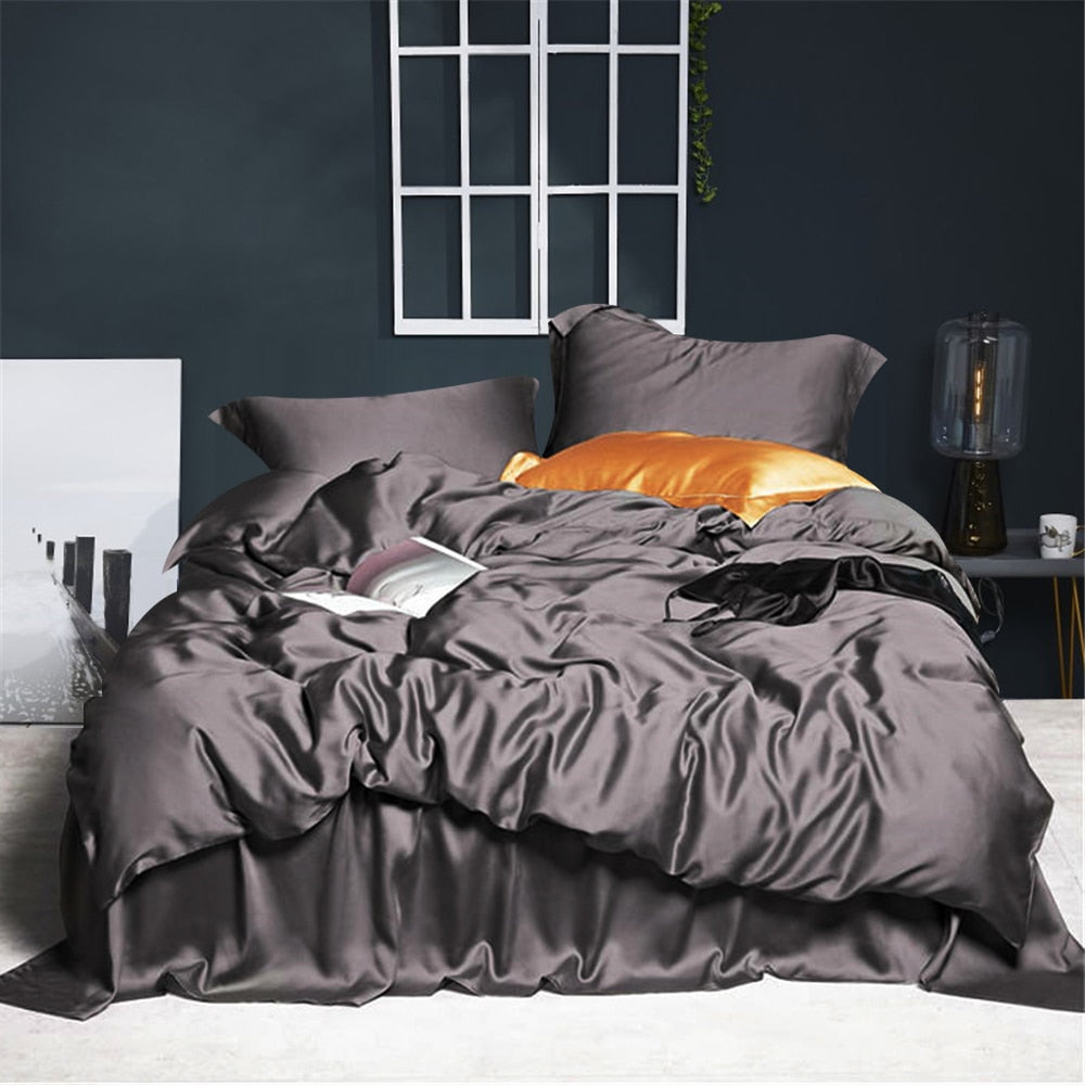 Nature 100% Silk Duvet Cover Bedding Set