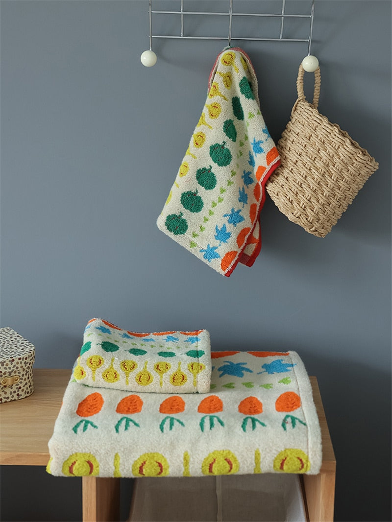 Japanese Cotton  Bath Towels