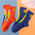 Cotton Smiling Face Socks