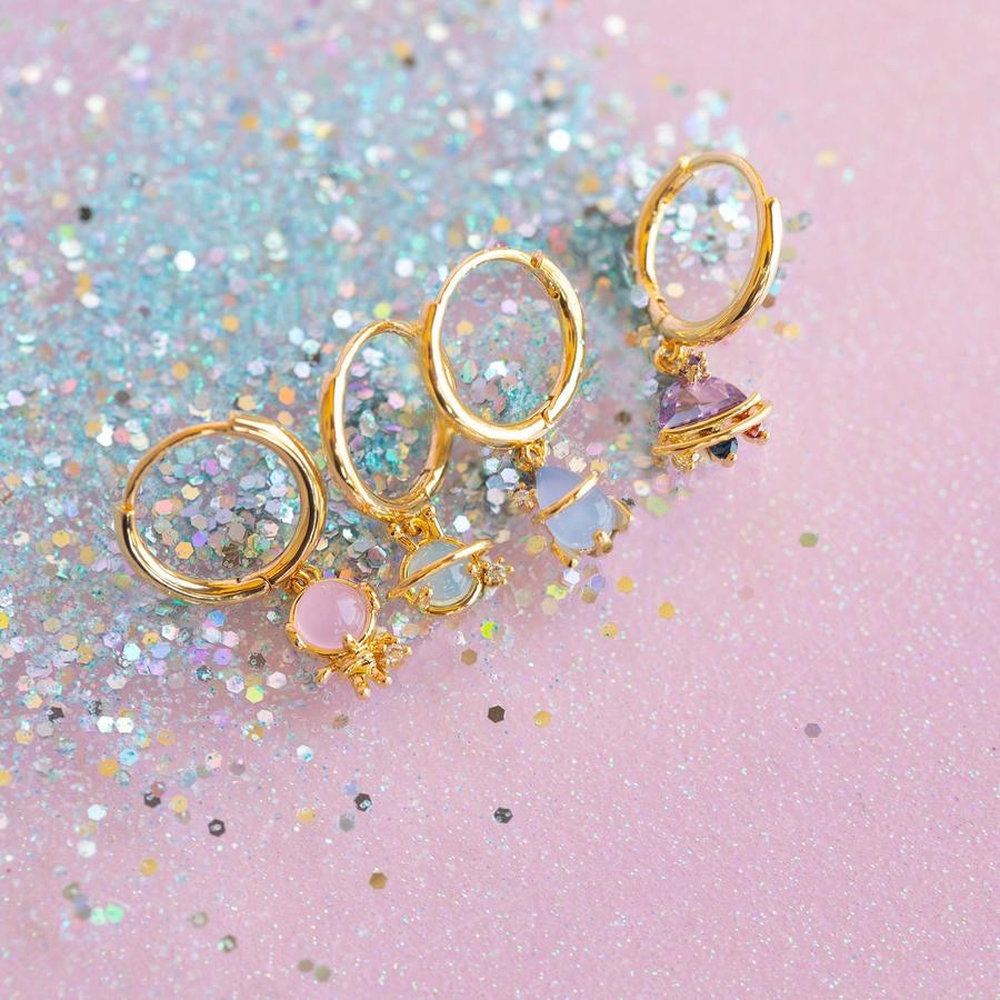 Space Zircon Earring