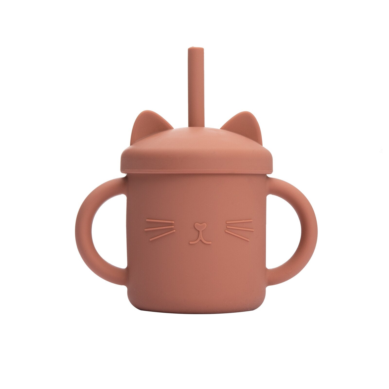 Cute Cat Sippy Cup Silicone