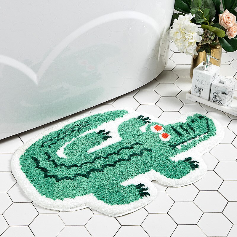Tiger/Crocodile Floor Mat Bath