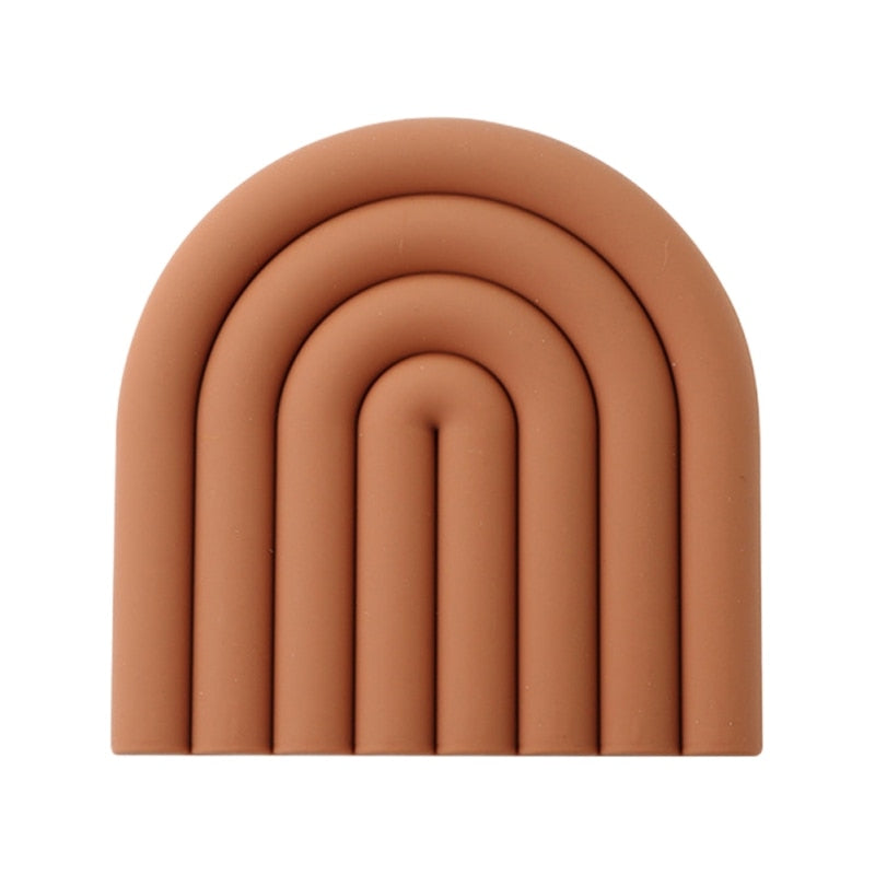 Rainbow Shape Silicone Heat Insulation Pad