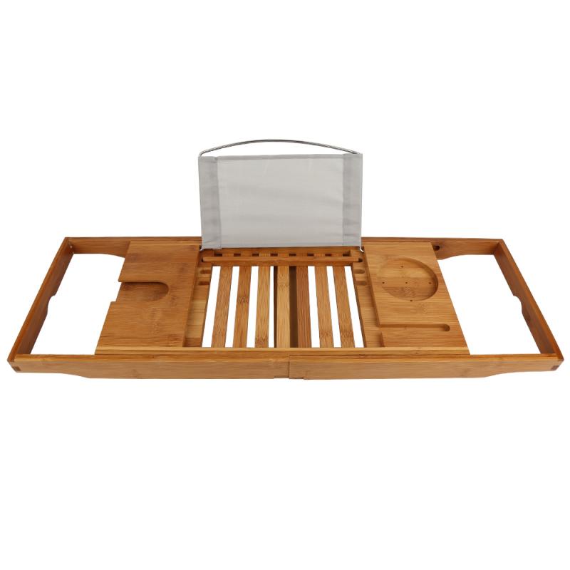 Extendable Bamboo Bathtub Tray