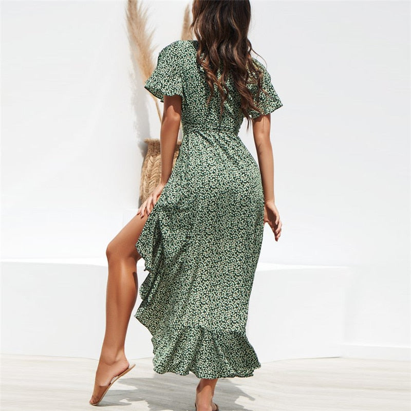 Maxi Floral Print Dress