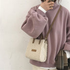 Shoulder Lamb Wool Bag