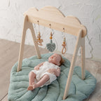 Baby Cotton Leaves Cushion Mat
