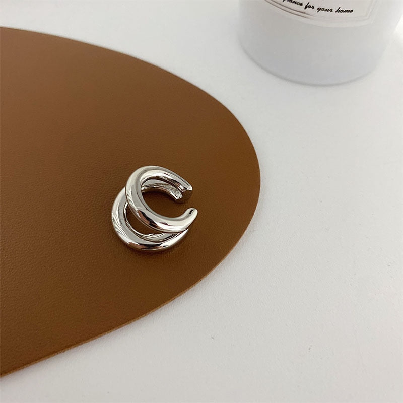 Double Circle Ear Cuff