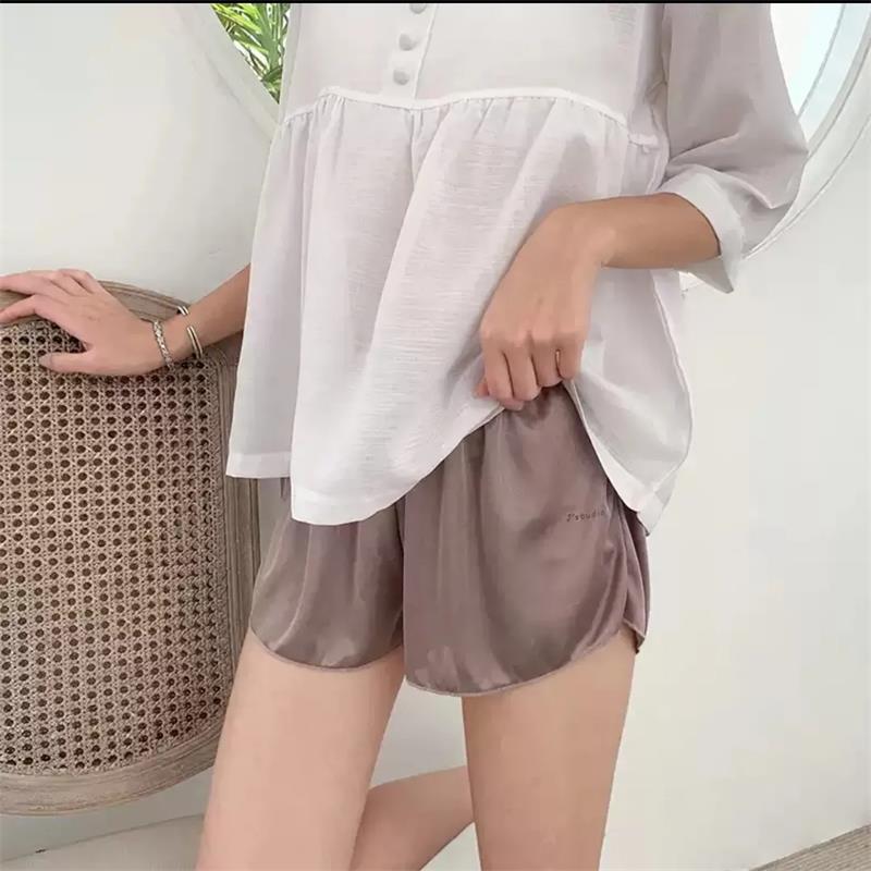 Soft Ice Silk Jogger Shorts