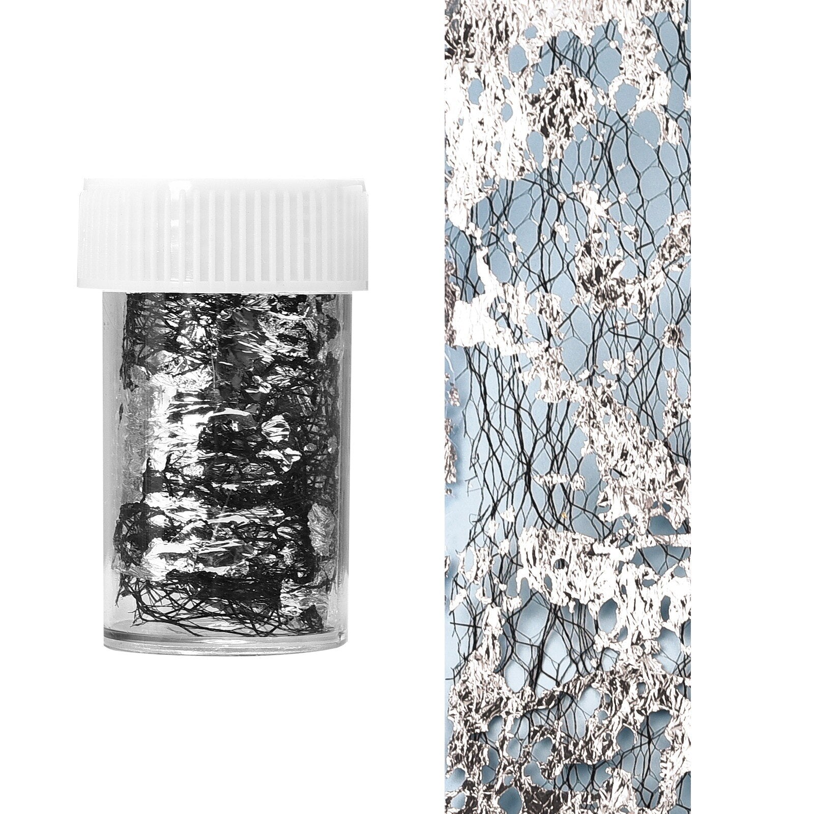 Gold Foil Sequins Glitter Nail Art