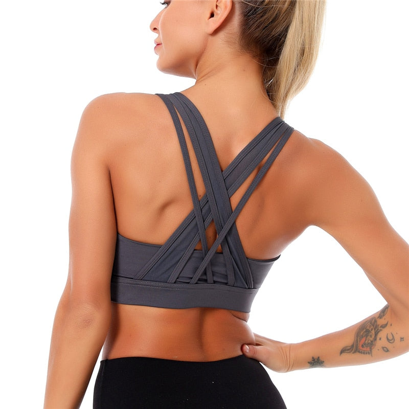 Solid Tank Top  Bra