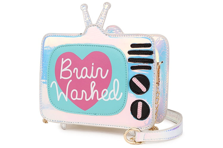 Cartoon TV Crossbody Bag