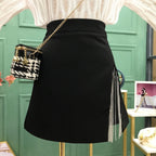Chain Tassel Mini Skirt