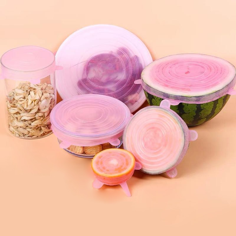 6pcs Reusable Silicone Cover