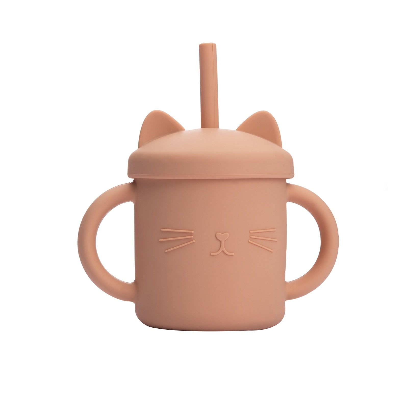 Cute Cat Sippy Cup Silicone