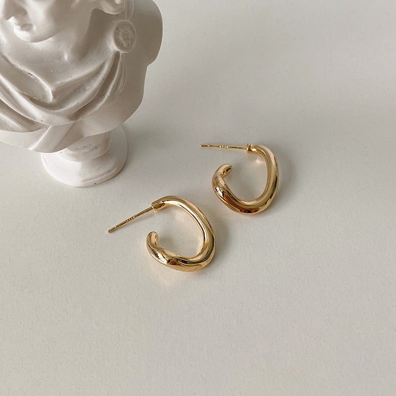 Geometric Hoop Earrings