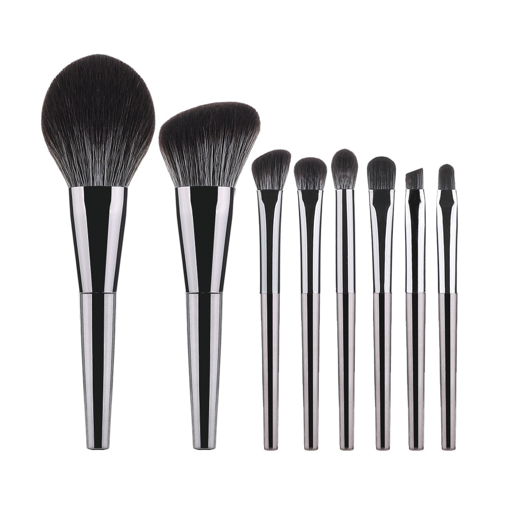 11/8pcs Natural Hair Makeup Brushes