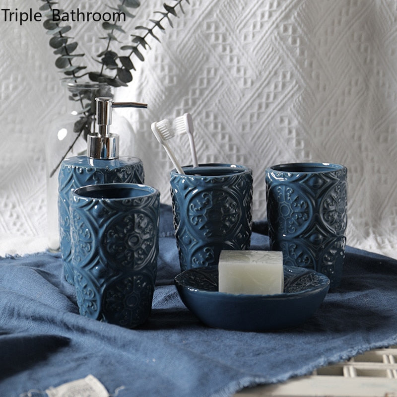 Ceramics Blue Set